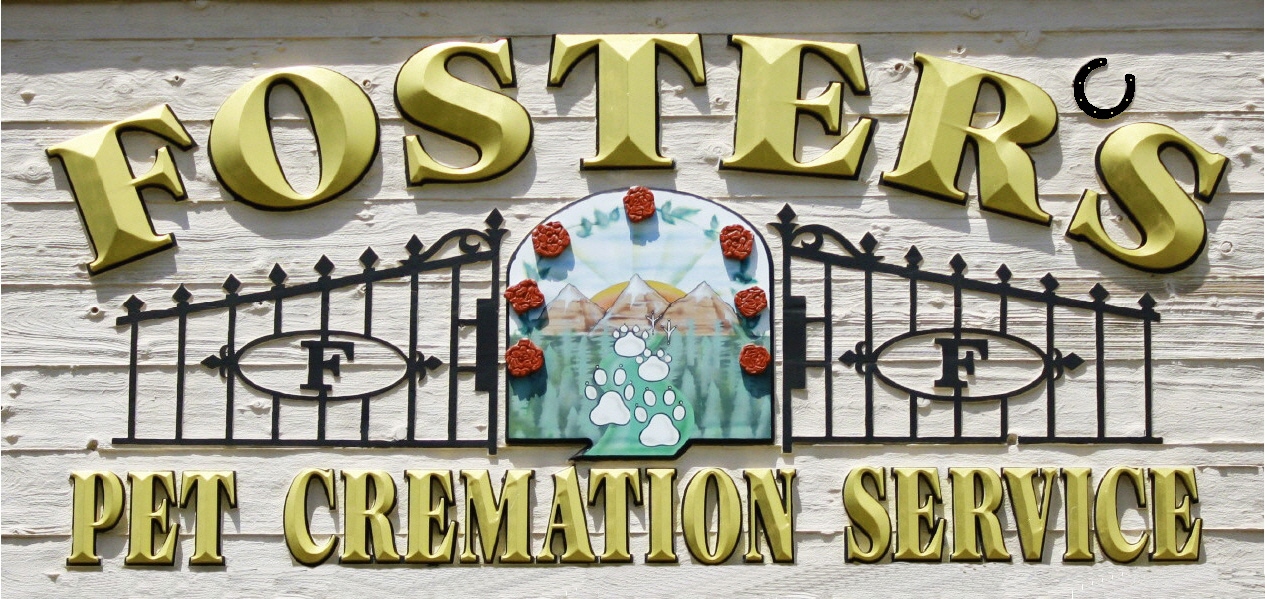 Foster's Pet Cremation Service Sign