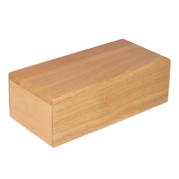 Red Oak Traditional Wood Urn - Image 2